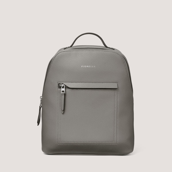 Our grey Eden backpack is small yet spacious enough for your essentials.