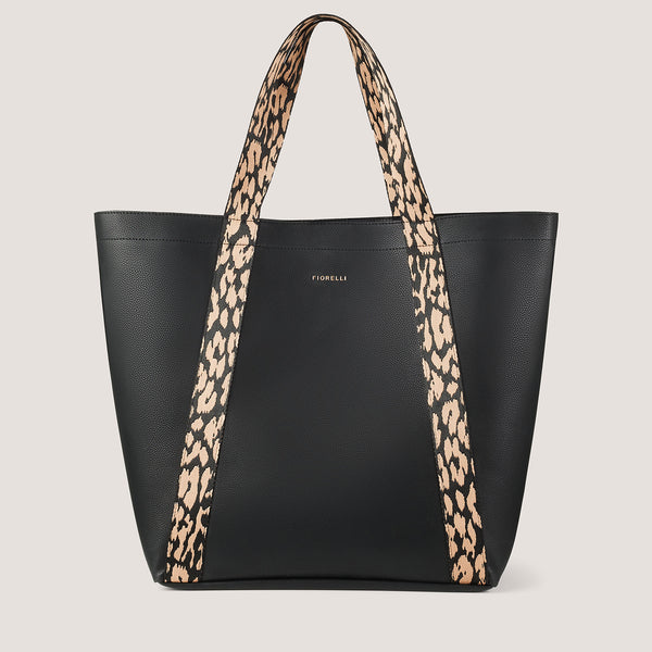 This season's new 'take me everywhere' tote is the Lyra in black.