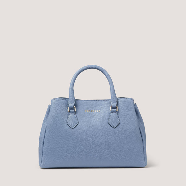 The light-blue Paloma mini handbag features a detachable and adjustable shoulder strap and three practical compartments.
