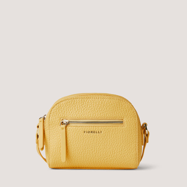 Made from a non-leather alternative, this yellow iteration of the Anouk crossbody bag will add colour to your look.
