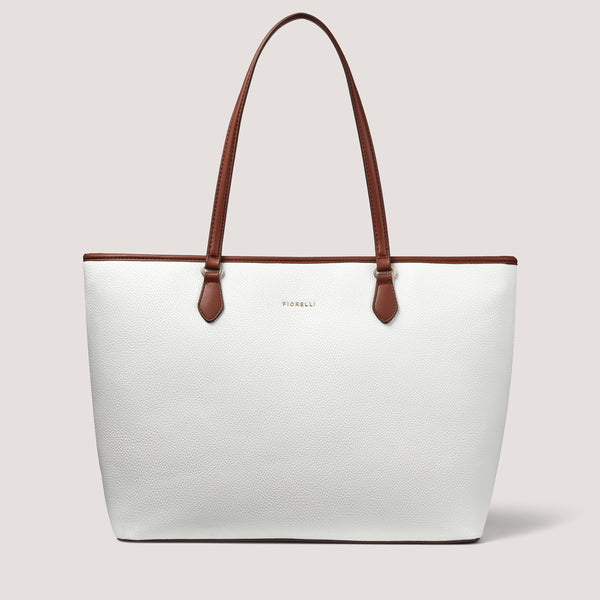 Secured with a zip, the spacious Thea tote bag is made from faux leather and will sit comfortably under your arm.