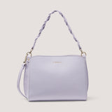 Crafted from premium faux leather in lilac, the Isabelle crossbody bag has a choice of two straps.