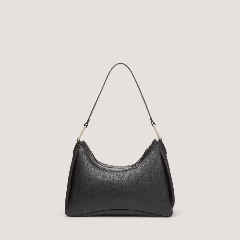 Simple black shoulder bag online