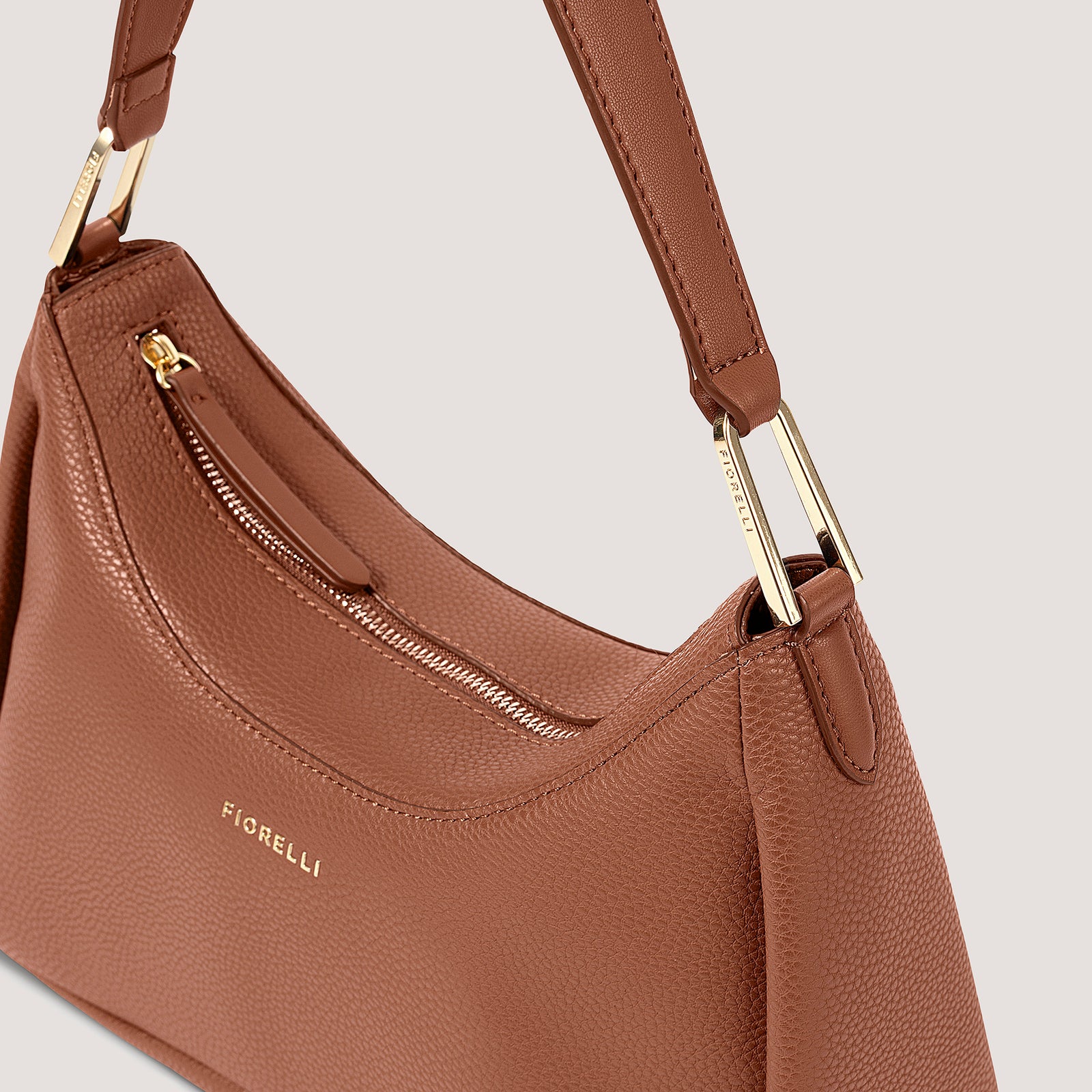 Clayton Shoulder Bag Tan Fiorelli