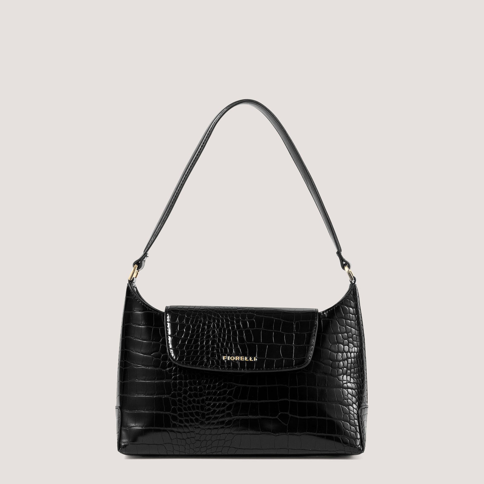 Crocodile shoulder bag best sale