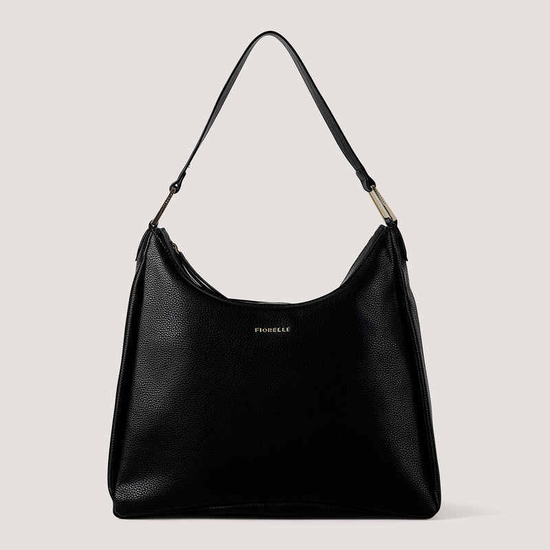 Clayton Hobo Shoulder Bag Black Fiorelli