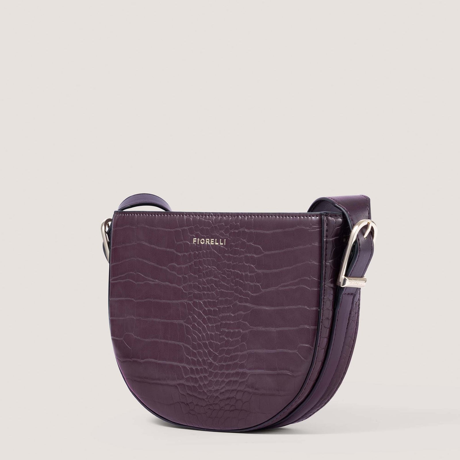 Etta Crossbody Bag Burgundy Croc Fiorelli