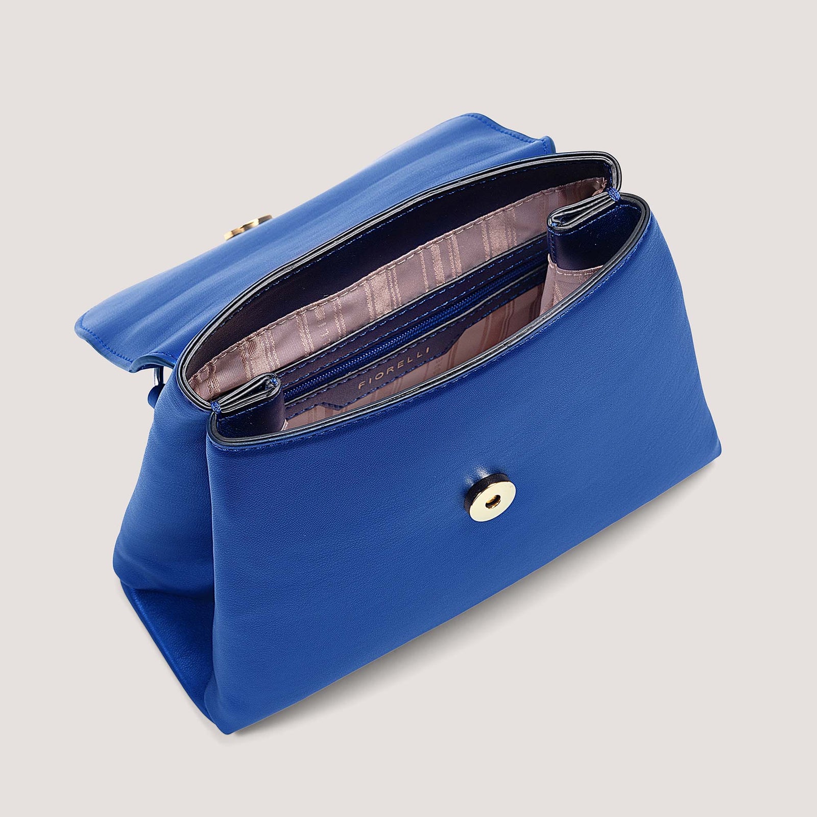 Belle Mini Handbag Metallic Blue Fiorelli