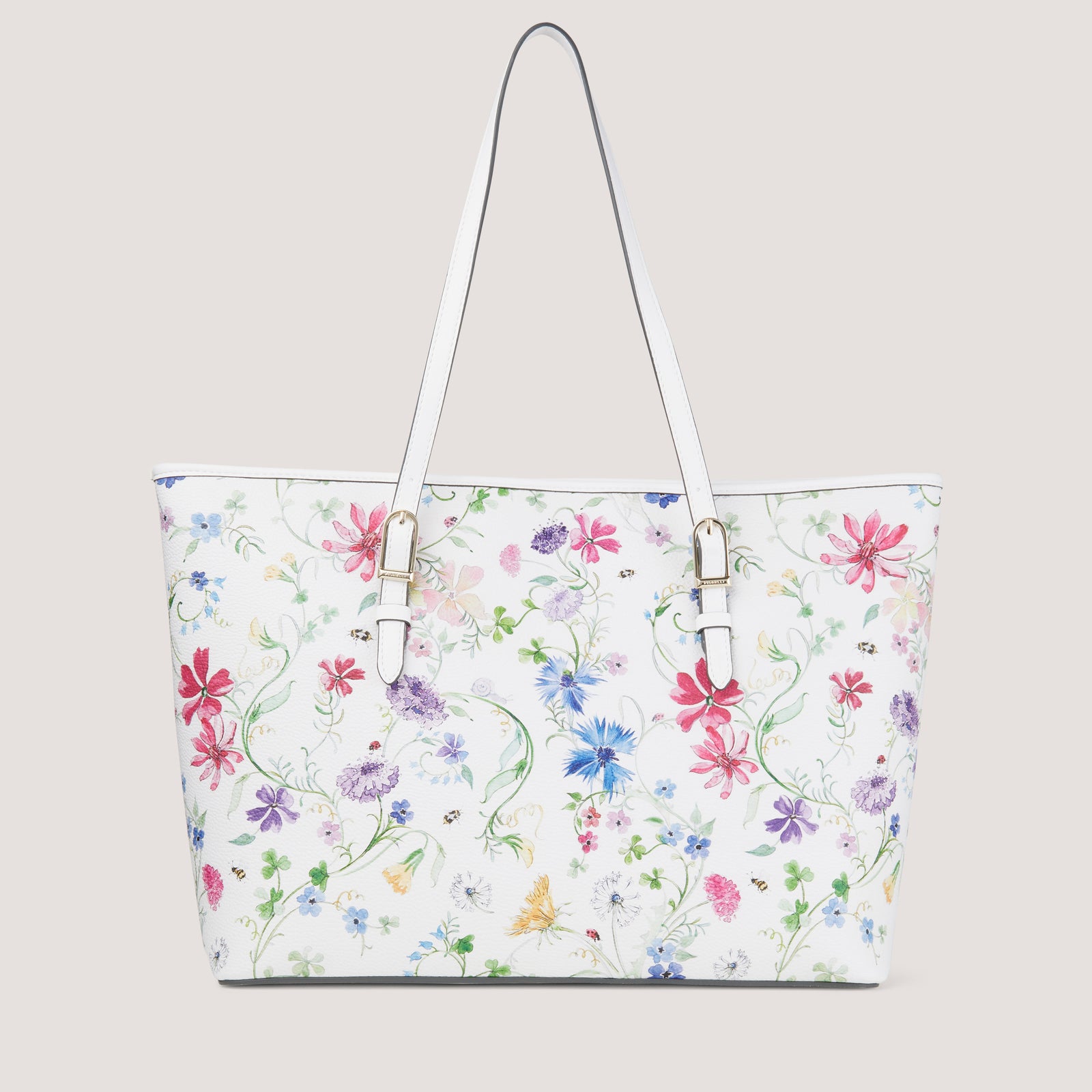 Purple Fiorelli Purse Floral Fiorelli Large White/Multi Floral Bag