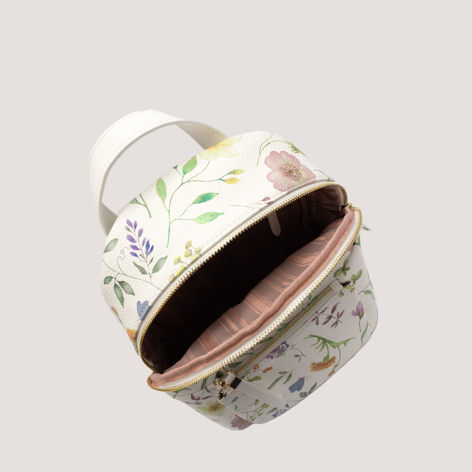 Ally Backpack White Sprinkled Bloom –