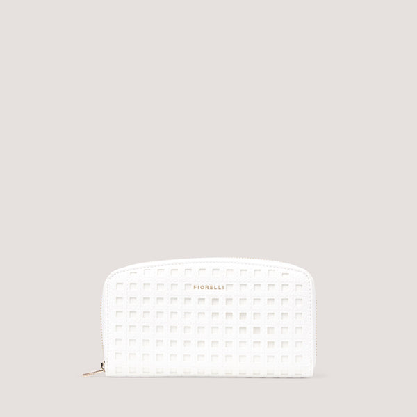 The Benny purse is made from premium faux leather and elevated with a laser-cut geometric pattern.