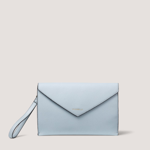 Ophelia is an elegant envelope style which is classic yet practical, in a new pale blue finish. 