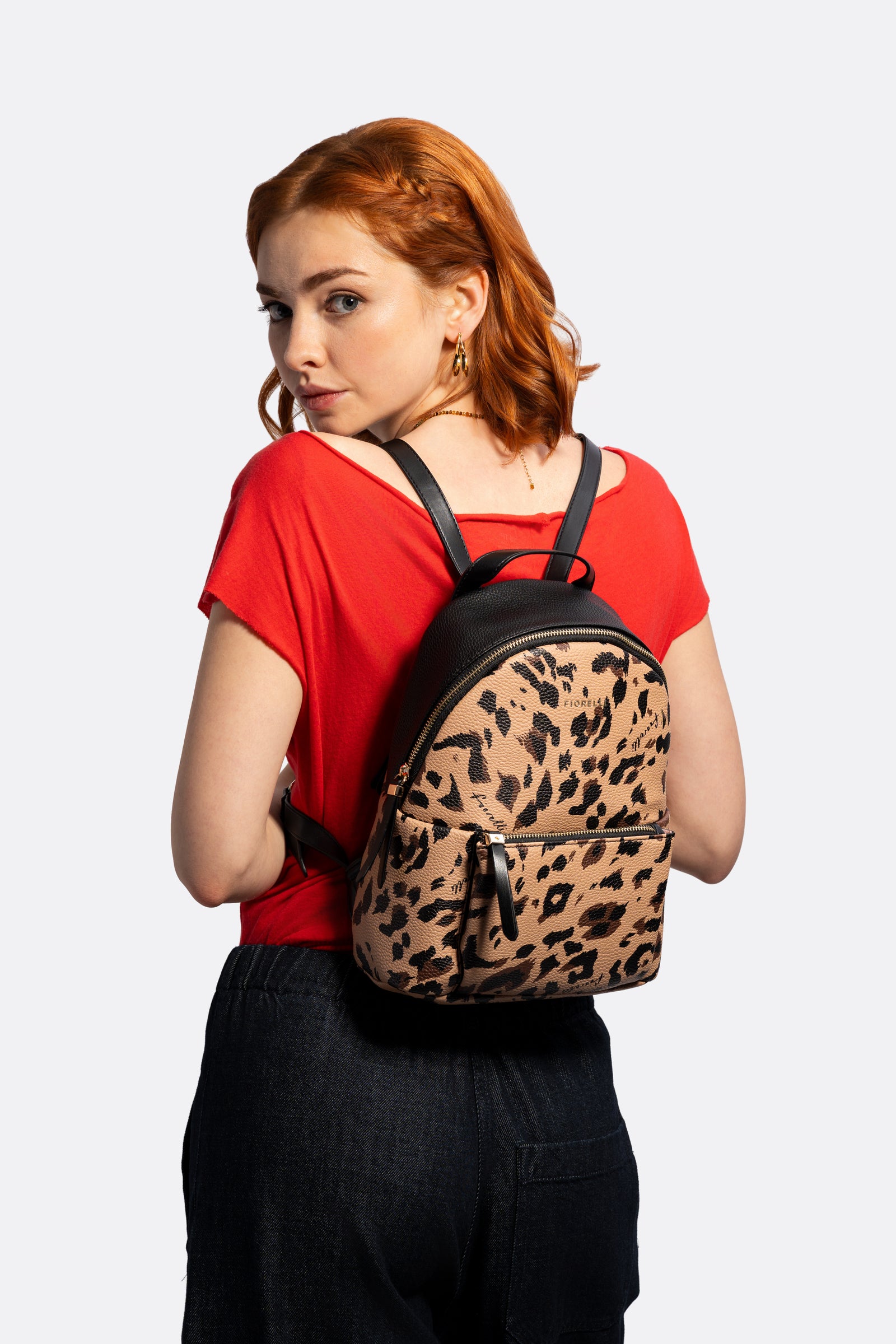 fiorelli anouk mini backpack white Women's Backpack, Stylish Small with Adjustable Straps & Pockets, Grey Faux Leather Fiorelli Anouk Small Backpack, Black