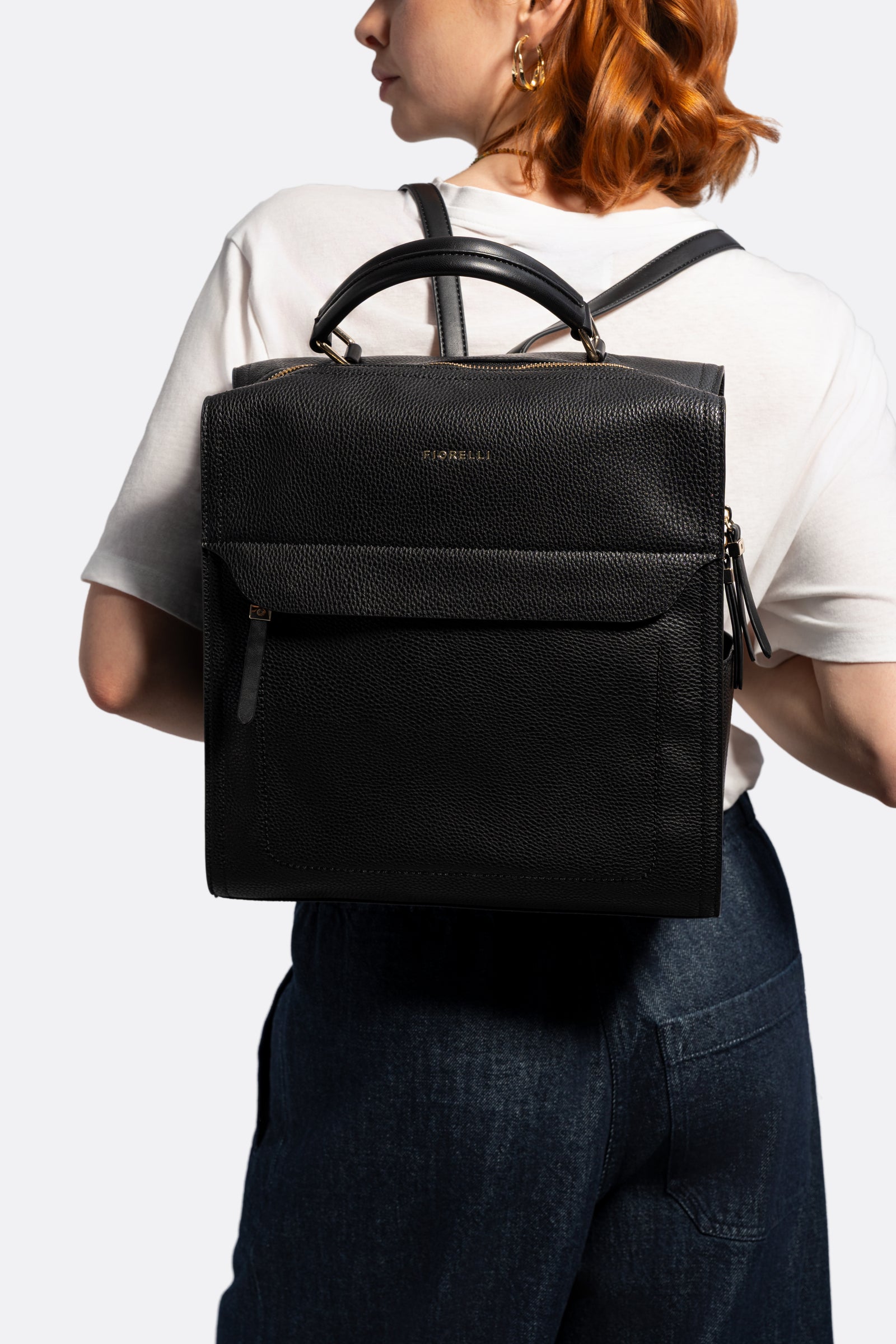 black leather backpack womens fiorelli Isla Backpack
