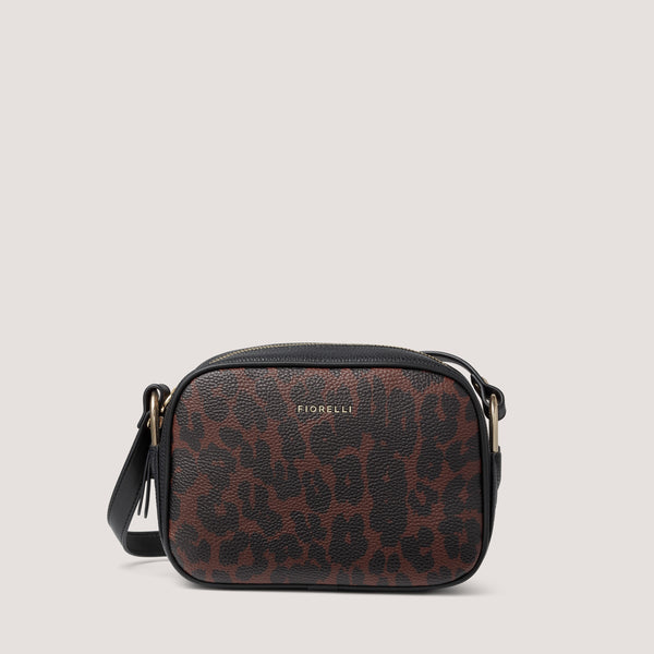 Introducing our chic, curved and casual crossbody bag in winter leopard, Beau.