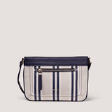 Fiorelli's casual crossbody is now available in a navy stripe hue.