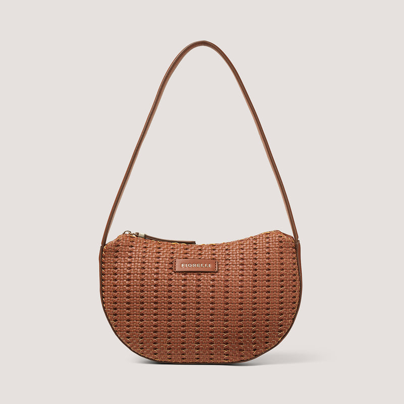 New this season, the small shoulder bag in tan is a heritage style that is forever on-trend.