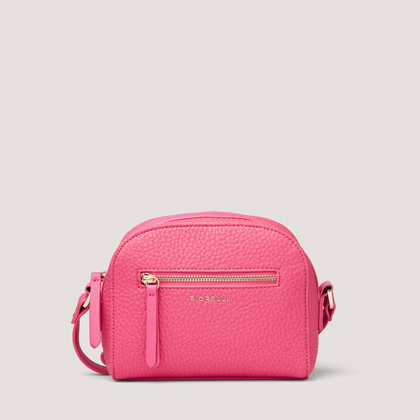 We've updated the classic camera bag to create this season's must-have crossbody in hot pink.