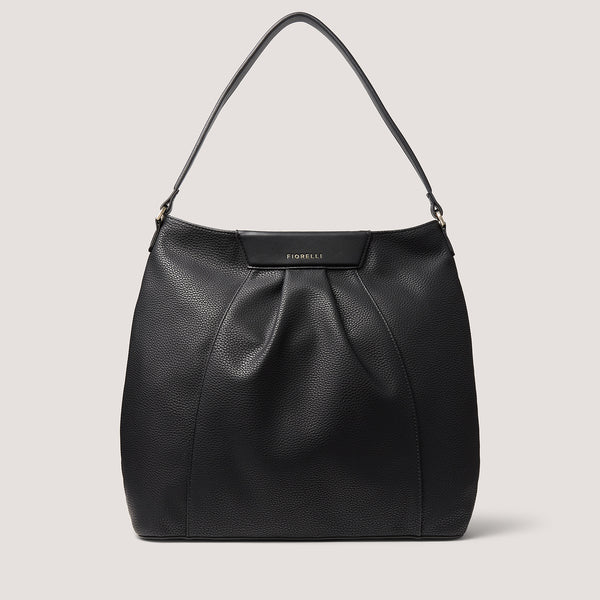 A classic soft and luxurious black tote crafted from our signature faux leather.