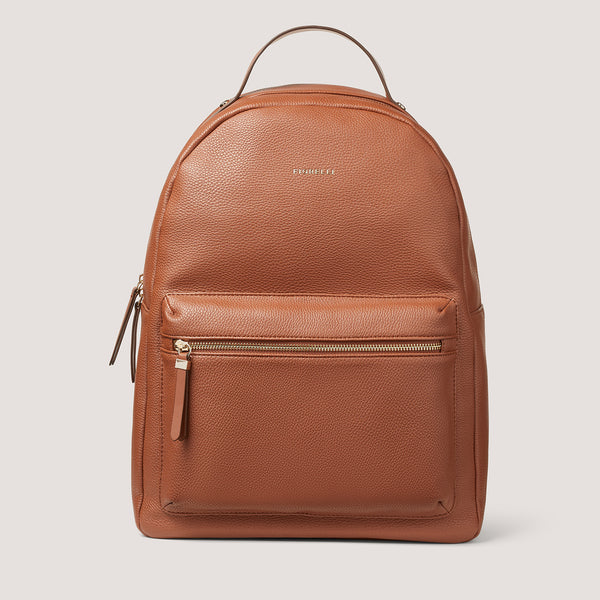 Our classic tan Anouk backpack, but bigger.