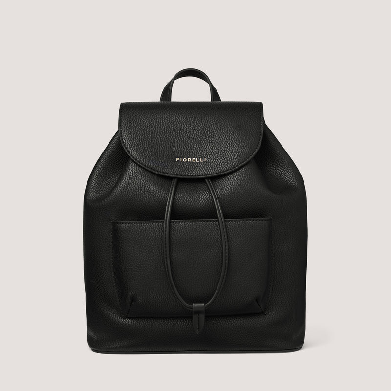 Combining fashion and function, our brand new black Celeste backpack is crafted in our signature soft faux leathe