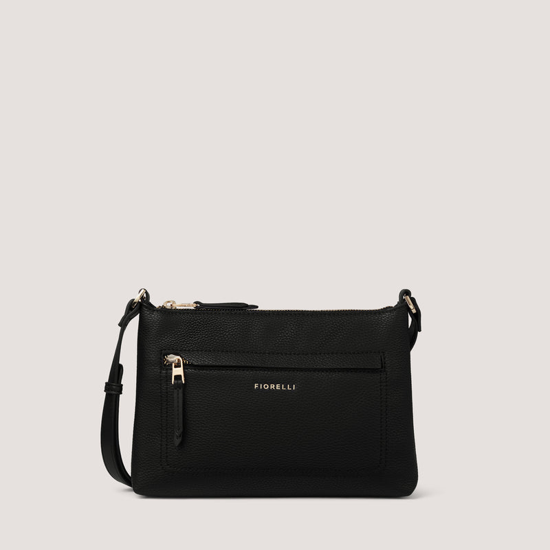Our newest Eden black crossbody is perfect for when you want to travel light