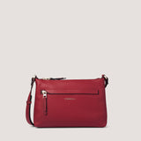 Our newest Eden red crossbody is perfect for when you want to travel light.