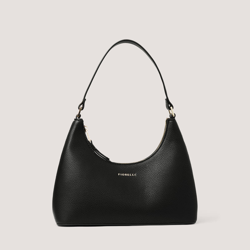 Meet your new black must-have shoulder bag this season. Forever on trend, this minimalist handbag will be in your style rotation each season.