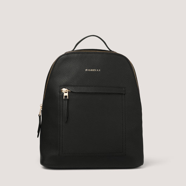 Our black Eden backpack is small yet spacious enough for your essentials.