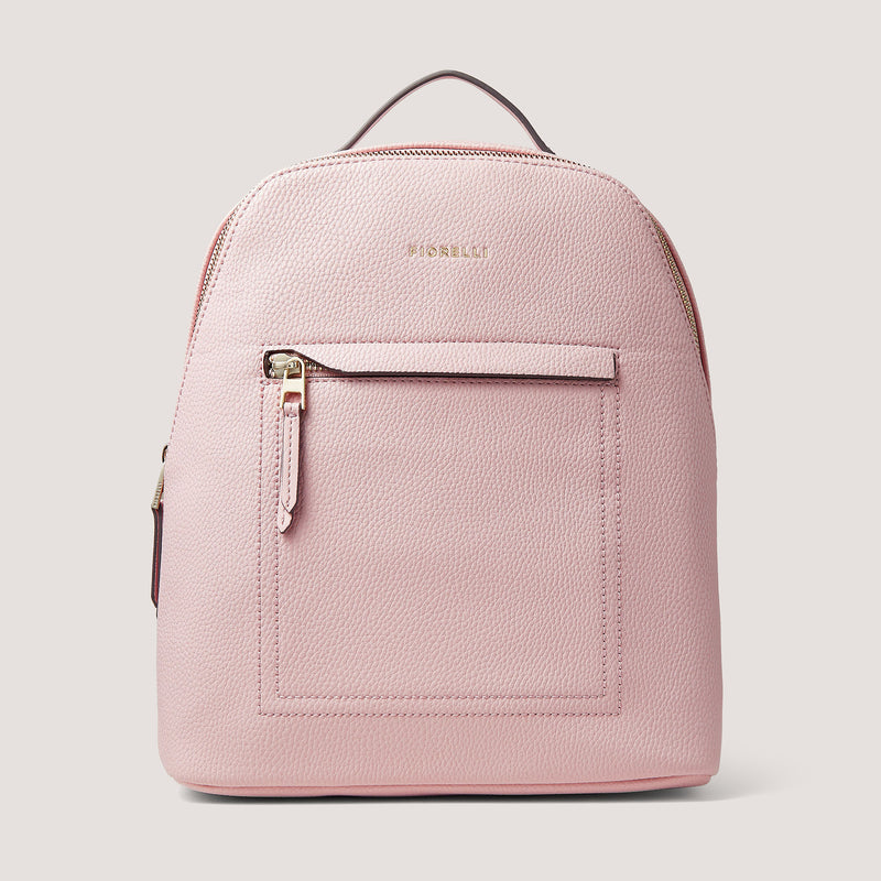 Small but mighty, the light-pink Eden bag is designed with a grab handle and adjustable shoulder straps.