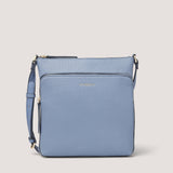 Crafted from a non-leather alternative that's just as luxurious as the real thing, the Rose crossbody bag comes in a timeless light-blue hue.