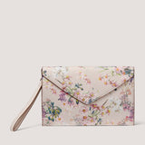 Our new white floral Ophelia is an elegant envelope style which is classic yet practical.