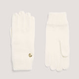 Cream slimline gloves.