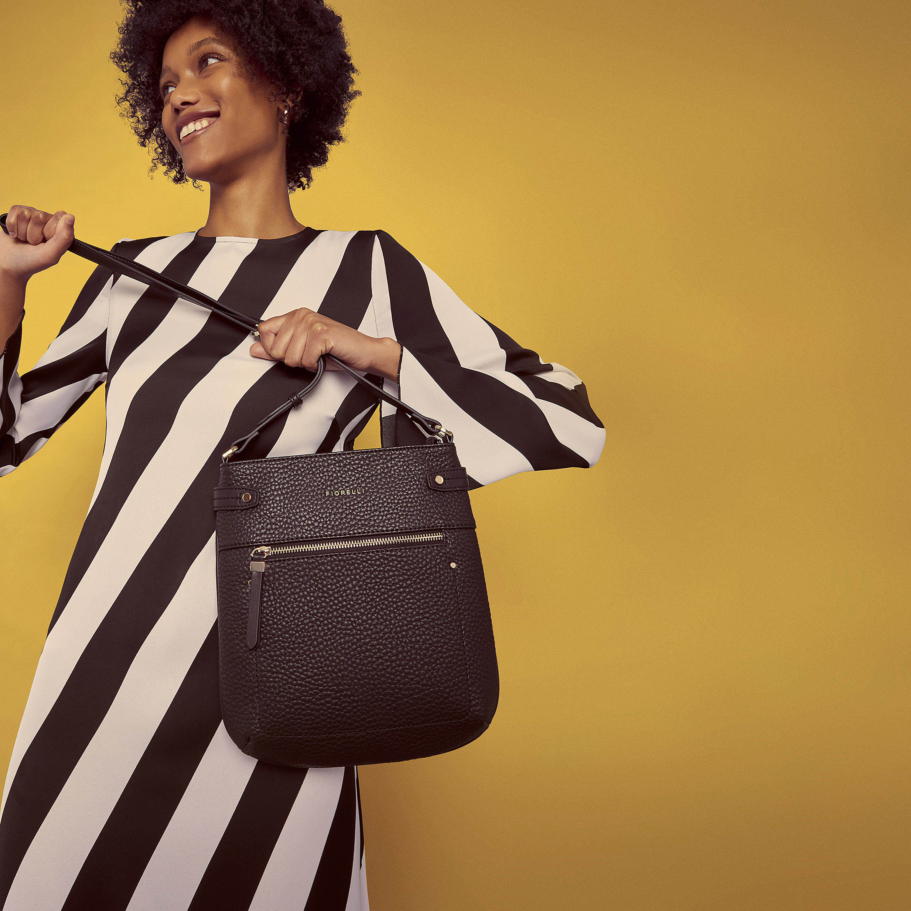 Anna Black Crossbody Bags for Women