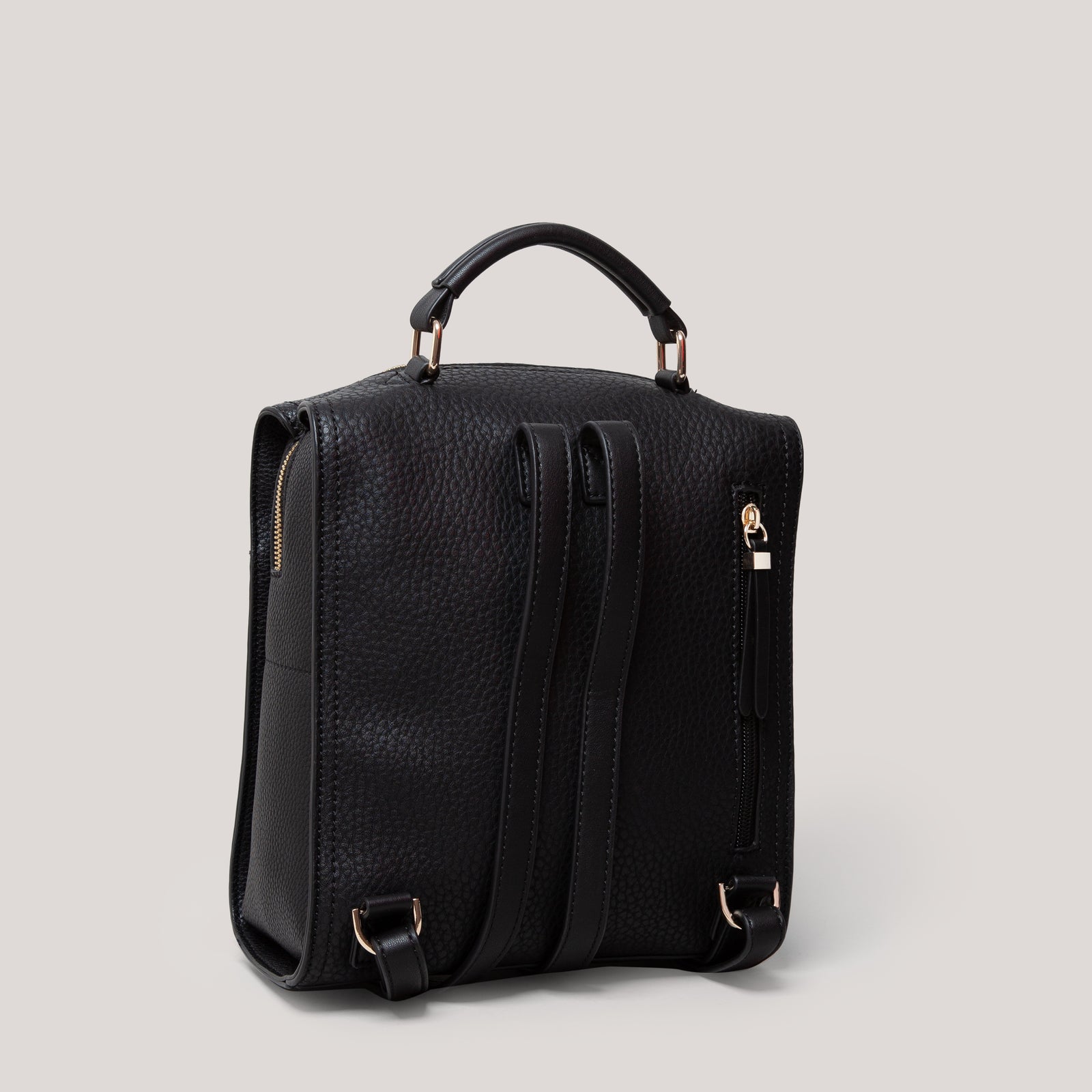 Anna Mini Backpack Mini Black Backpacks for Women Fiorelli